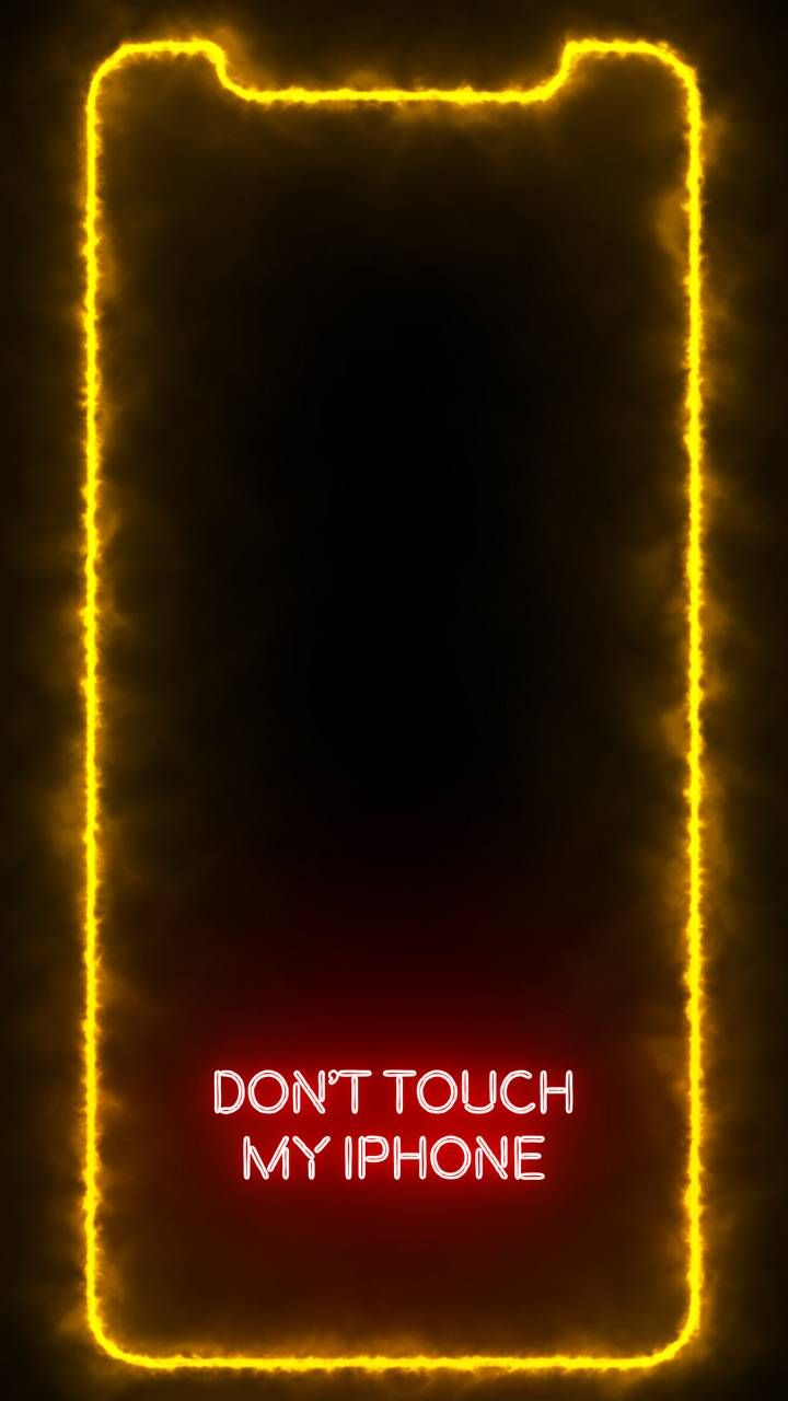 720x1280  Обои «Не трогай мой iPhone» от iFrames — 7d — бесплатно на ZEDGE™ | Обои для айфона, Логотипы обоев для айфона, Обои для айфона