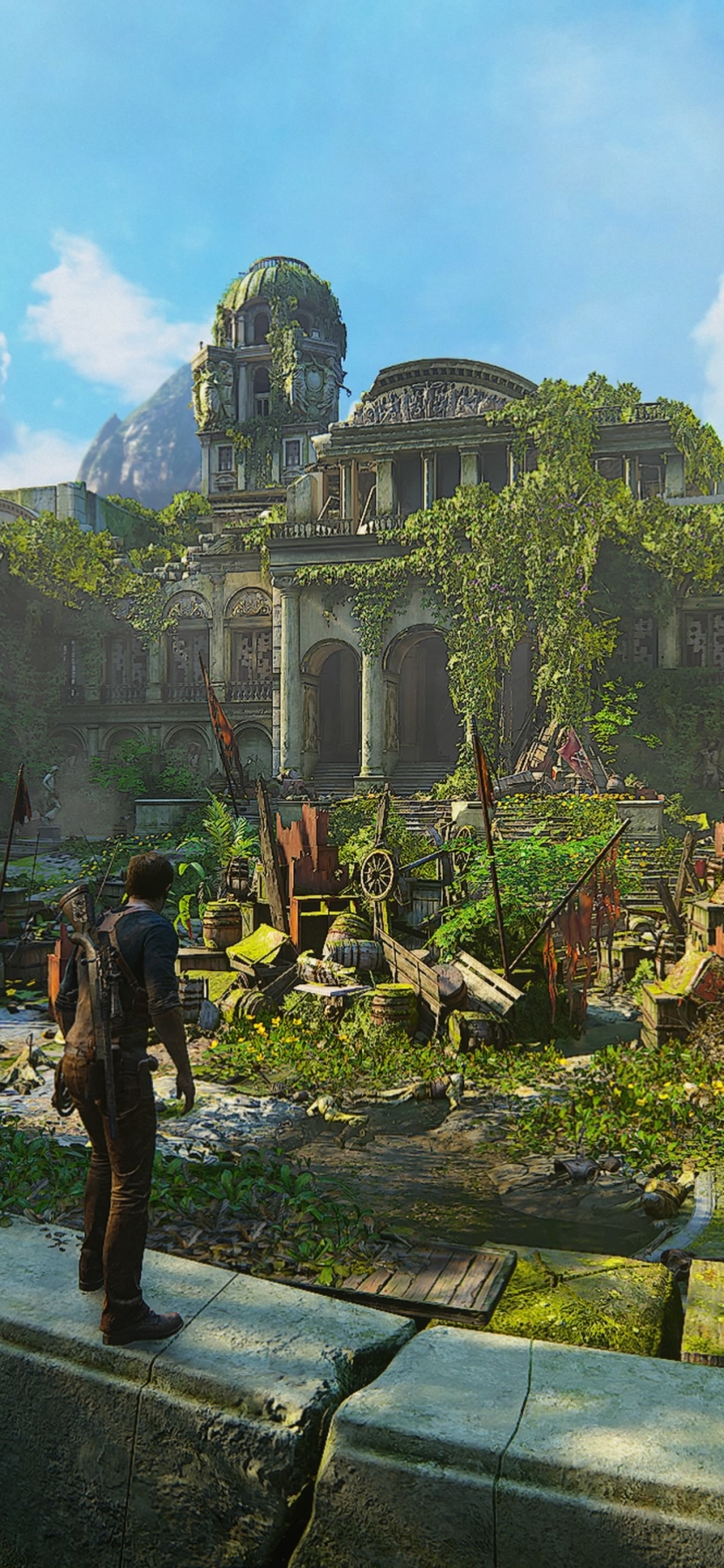 828x1792  Обои для телефона Uncharted 4: A Thief's End