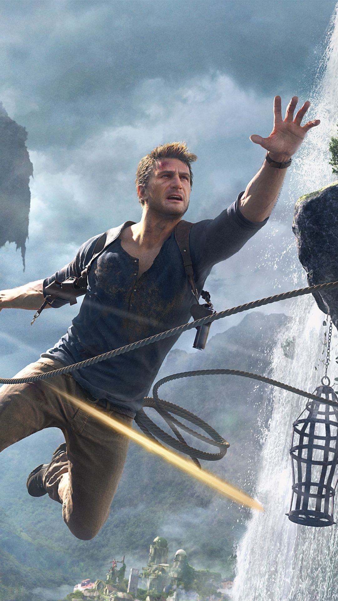 1080x1920  1080x1920 Игра, Uncharted 4: A Thief's End, 2020, прыжок обои | Uncharted, Неизведанный дракон, Неизведанный конец вора