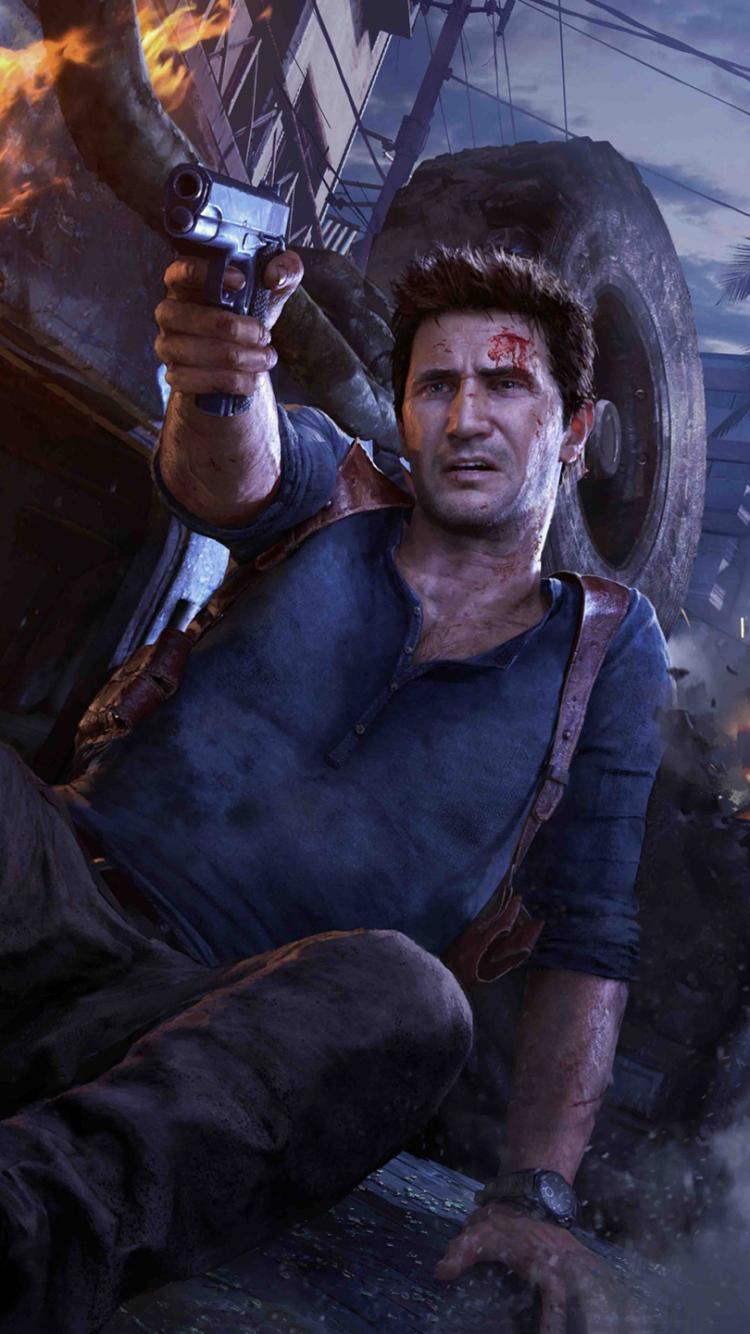 750x1334  Uncharted Обои для Телефона - Обои Пещера