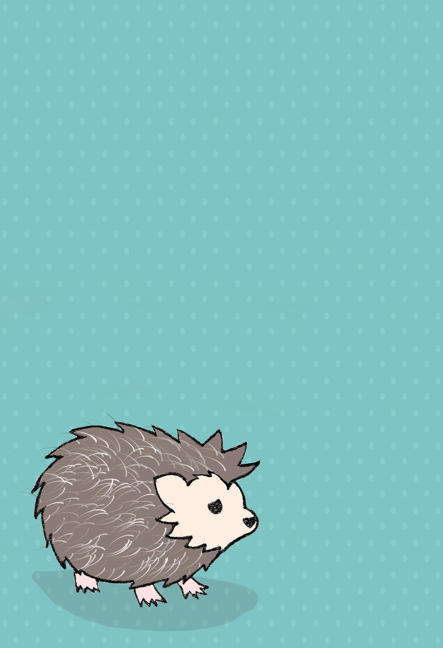 1683x2462  18+ Ежик обои на телефон от savelev.sofa
