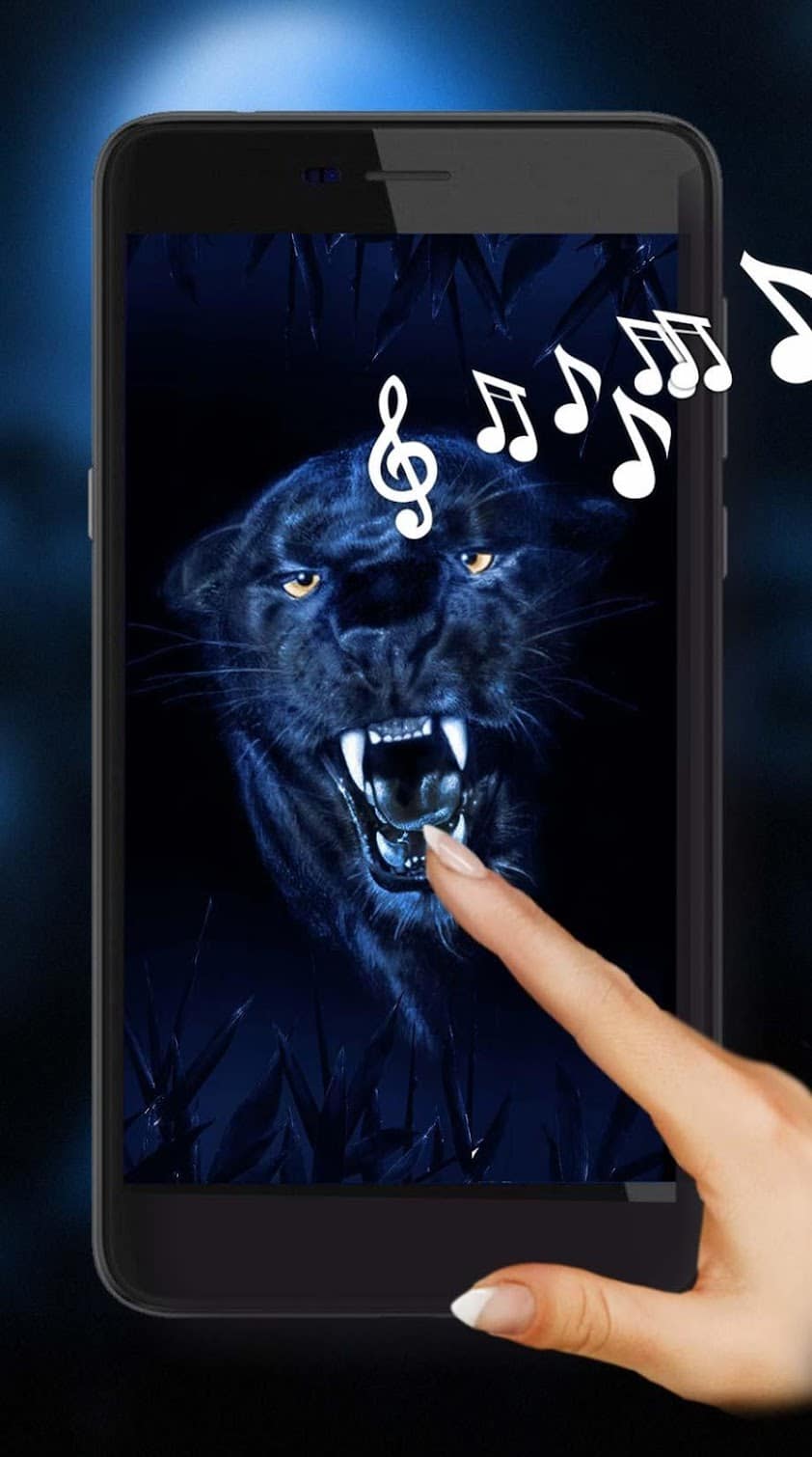 842x1510  Пантера Черная со звуком живые обои на андроид скачать бесплатно -  Androfon.ru