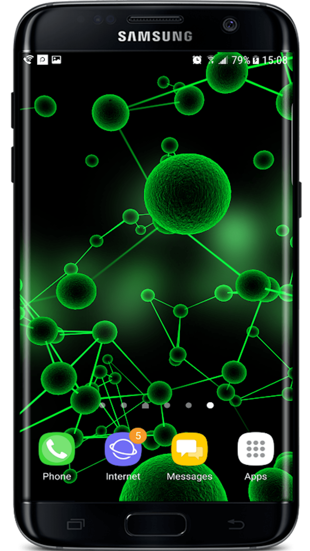 1020x1813  Particle Molecules 3D Live Wallpaper APK для Android — Скачать