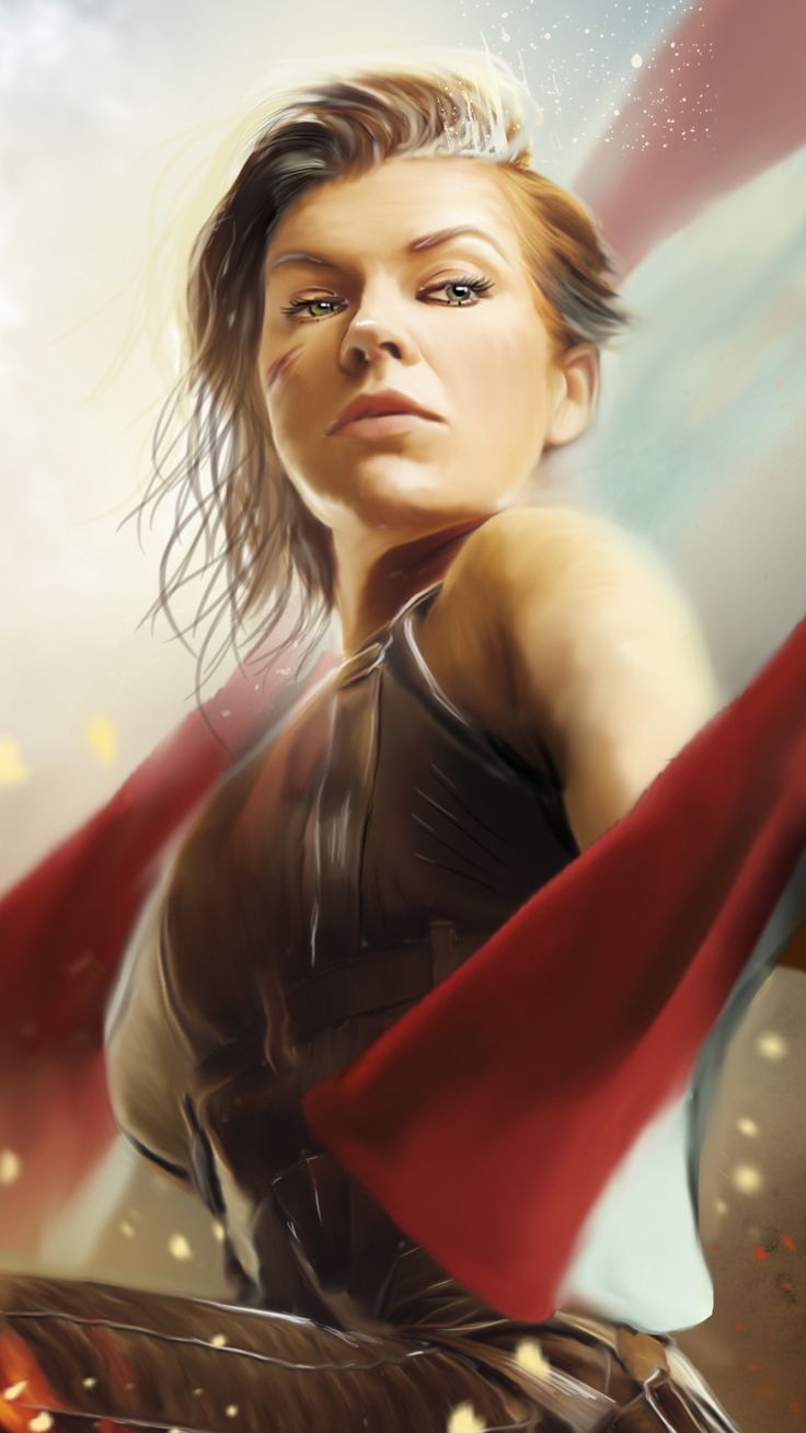 736x1308  2160x3840 Милла Йовович Охотник за монстрами Sony Xperia 