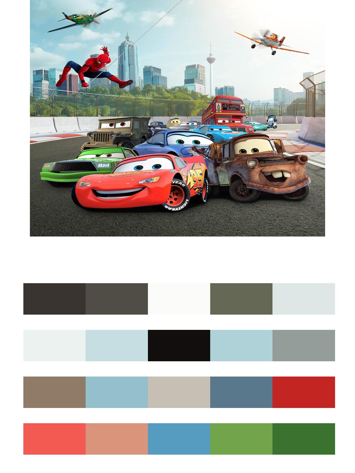 1140x1520  Фотообои Тачки из мультфильма купить в Москве, Арт. 14-242 в  интернет-магазине, цены в Мастерфресок