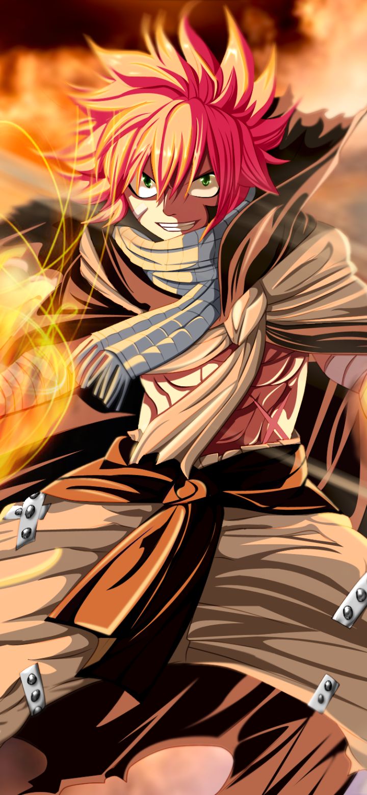 720x1560  Обои на телефон: Аниме, Шарф, Сказка О Хвосте Феи, Нацу Драгнил, 1388702  скачать картинку бесплатно.