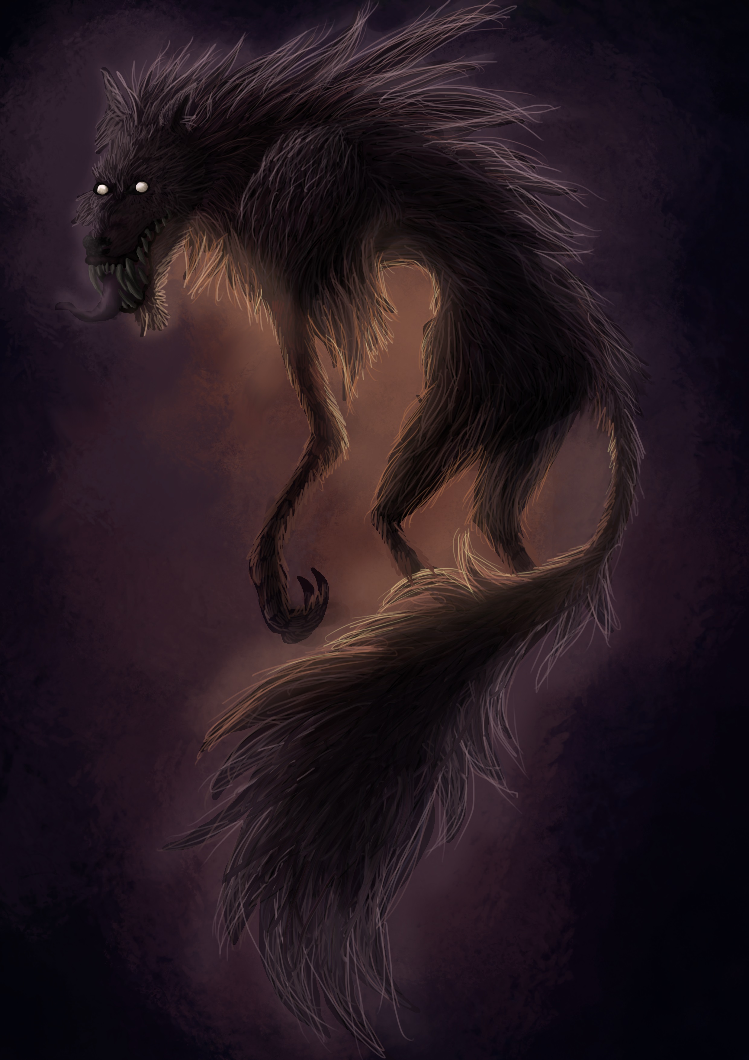 2480x3508  Обои для рабочего стола монстр Фэнтези Хвост 2480x3508