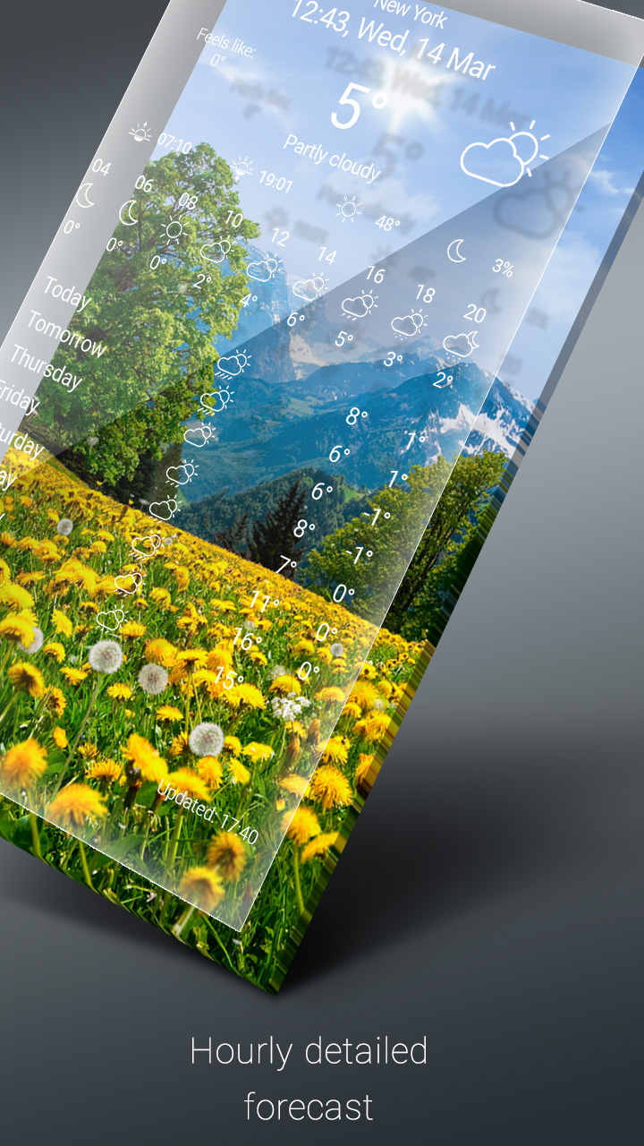 720x1280  Погодные Живые Обои