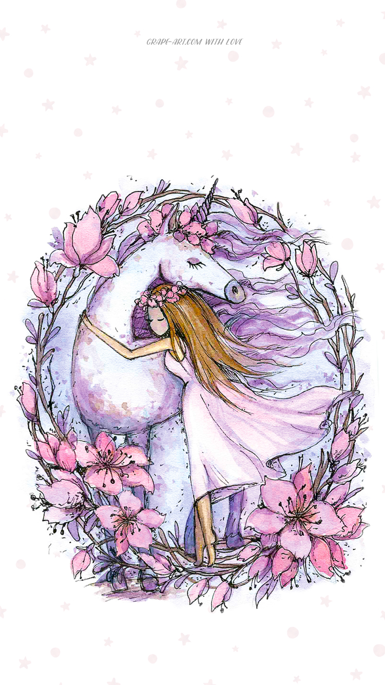 750x1334  Единорог обои на iPhone 6, 6S, 7, 8, лучшие 750x1334 картинки | Akspic