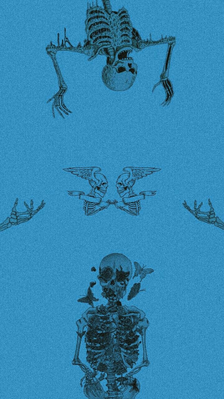 720x1280  Пин от пользователя Ivana Dedovich на доске Blue | Винтажные неоновые  вывески, Синие обои, Хиппи обои