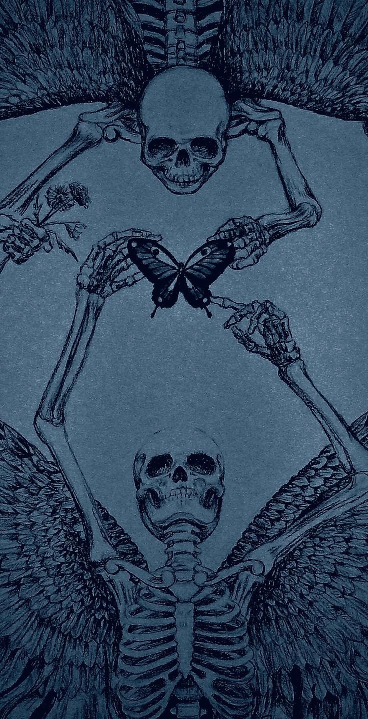 736x1437  Обои на телефон скелеты - 71 фото