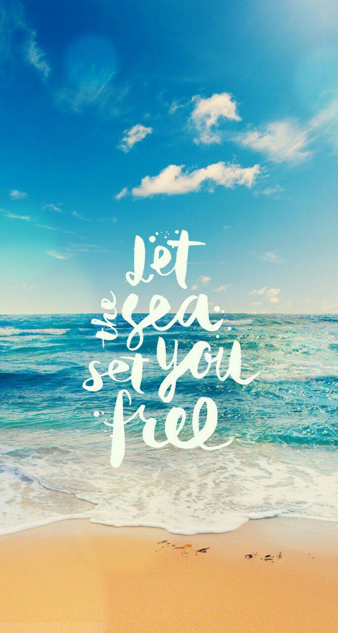 684x1280  Let the sea set you free | Summer wallpapers tumblr, Beach wallpaper  iphone, Wallpaper iphone summer