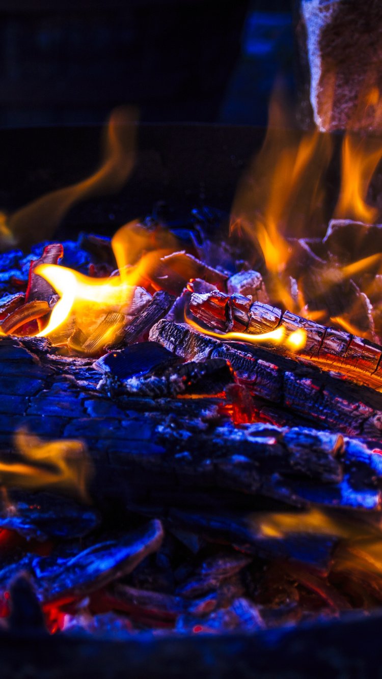 750x1334  Обои на телефон пламя - фото и картинки: 70 штук