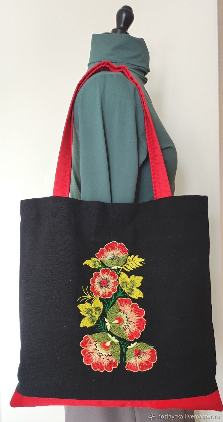 768x1451  Сумка \"Хохлома\" в интернет-магазине Ярмарка Мастеров по цене 1870 ₽ –  SEUBOBY | Сумка-шоппер, Новокуйбышевск - доставка по России