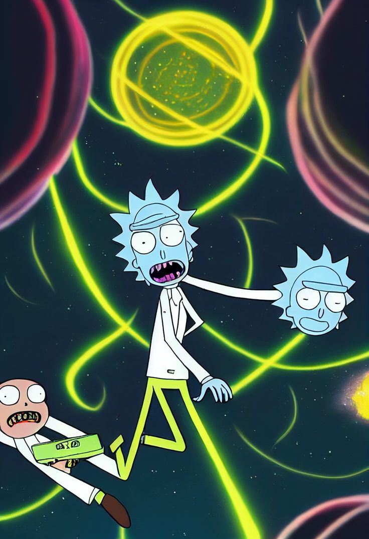 736x1075  Рик и Морти iOS 16 Обои | Ios обои, Рик и Морти, Обои
