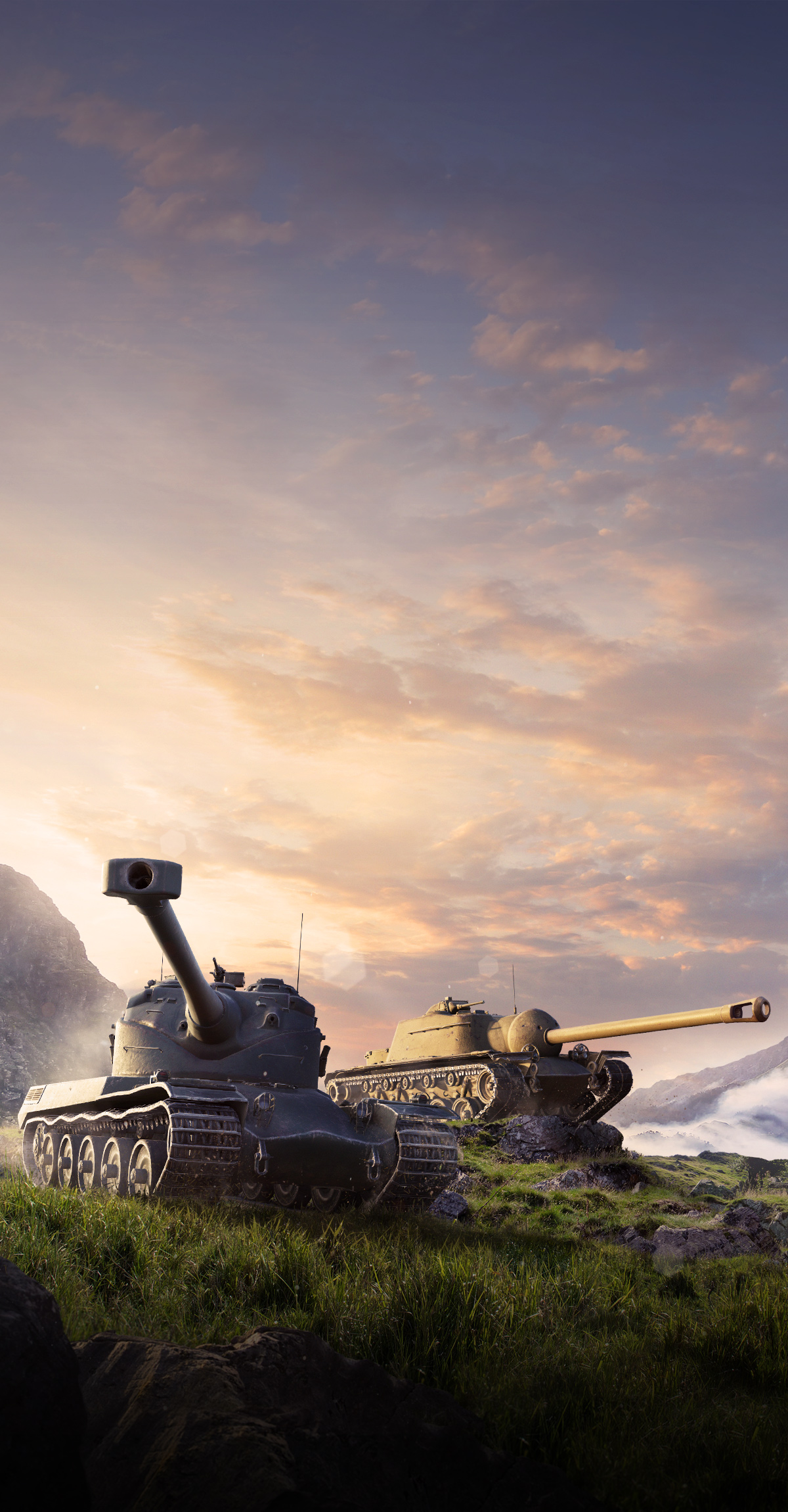1200x2300  Обои - AMX 50B, T110E3 | Танки: World of Tanks медиа — лучшие видео и рассказы