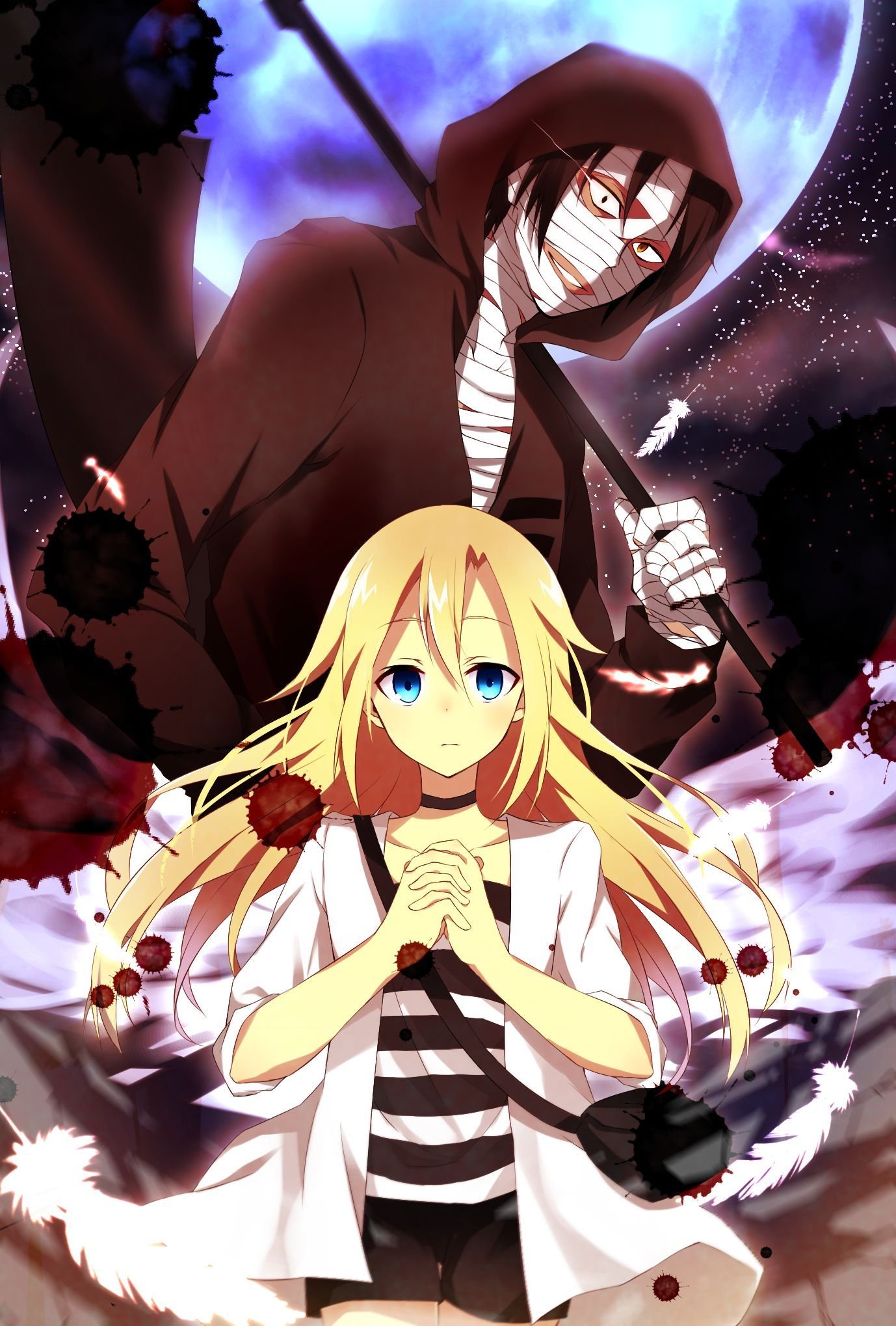 1378x2039  Смерть аниме ангел кровопролития - 35 фото