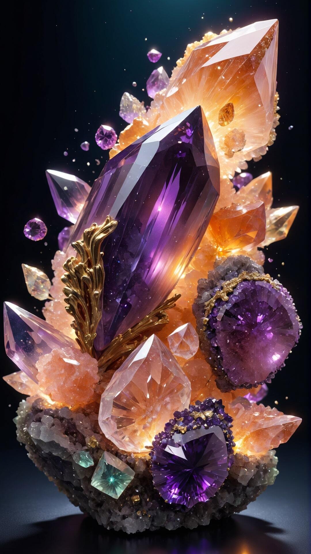 1080x1920  Жеоды и кристаллы | Пикабу