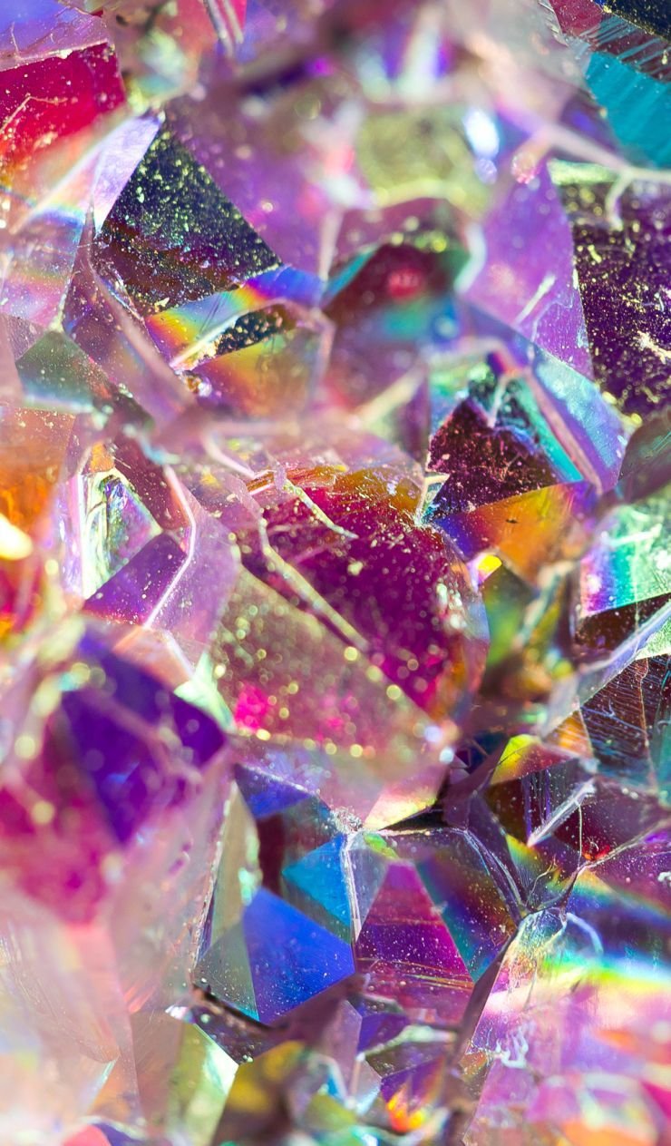 740x1263  Обои на телефон Кристаллы - 70 фото