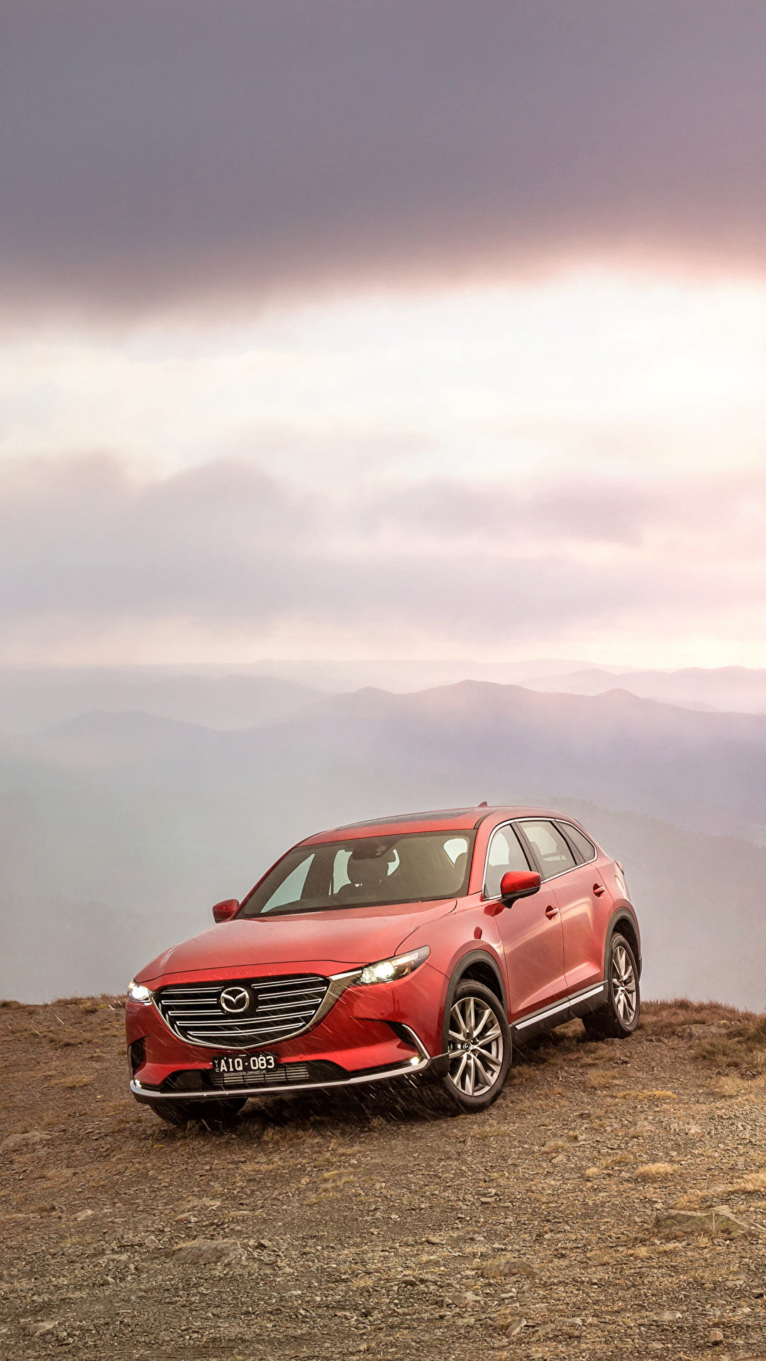 1080x1920  Wallpaper Mazda 2016 CX-9 GT Red Cars 1080x1920