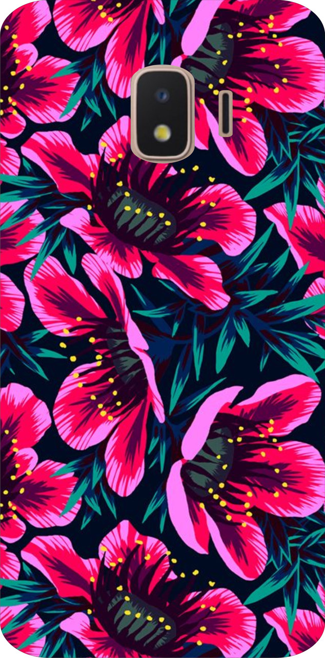 634x1280  Оригинальный силиконовый чехол для Samsung J2 Core 2018 J260F с рисунком  цветы (ID#912401935), цена: 200 ₴, купить на Prom.ua