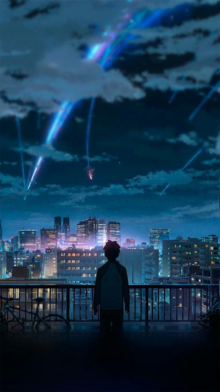 Pin by Lapka on Твоё имя | Anime wallpaper iphone, Anime scenery, Name  wallpaper