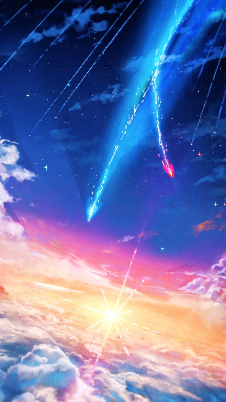 720x1280  Épinglé par April C sur Kimi no na wa - Your name - Твоё имя | Fond d'écran  téléphone, Fond d'ecran dessin, Fond d'écran coloré