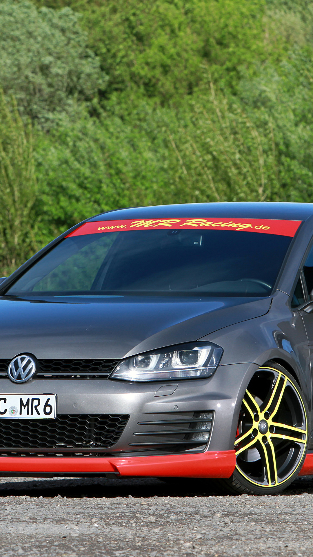 1080x1920  Фото Тюнинг Фольксваген 2015, Golf, GTD, Typ 5G серые 1080x1920