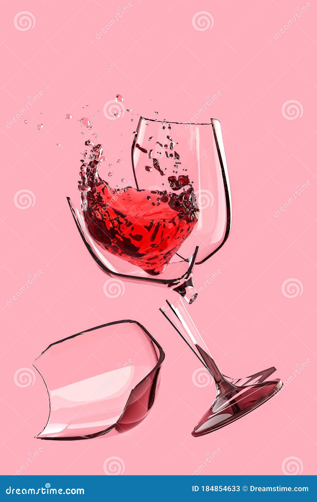 1067x1690  Разбитое стекло с брызгая красным вином в розовой иллюстрации фона 3d  Иллюстрация штока - иллюстрации насчитывающей представленный, напитка:  184854633