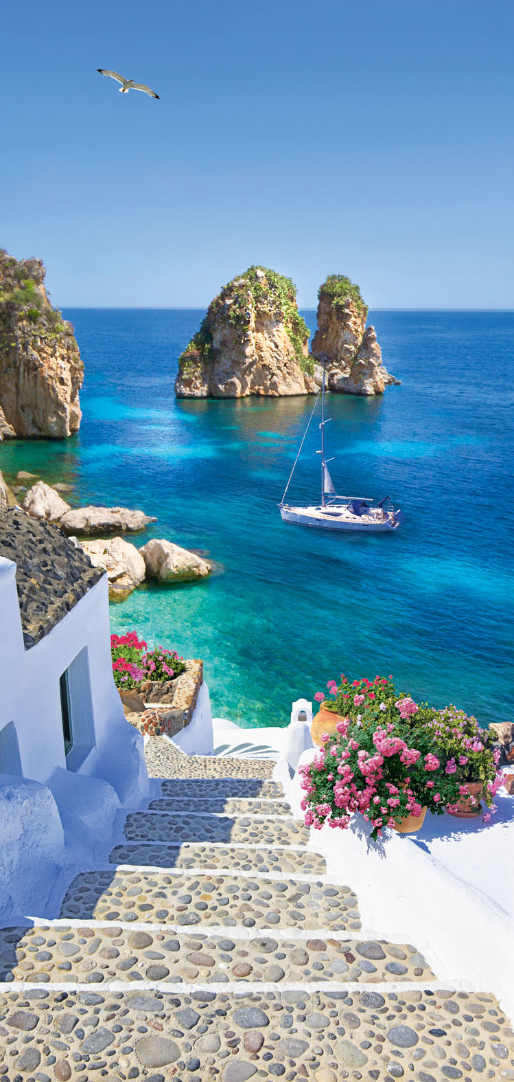 749x1575  Крит ПРЕМИУМ 0,97х2,04 м фотообои 480 руб Самара Фотообои БасС 3 листа  (0,97*2.04м) Фотообои БасС - Магазин «Дом обоев» Московской Обойной Фабрики