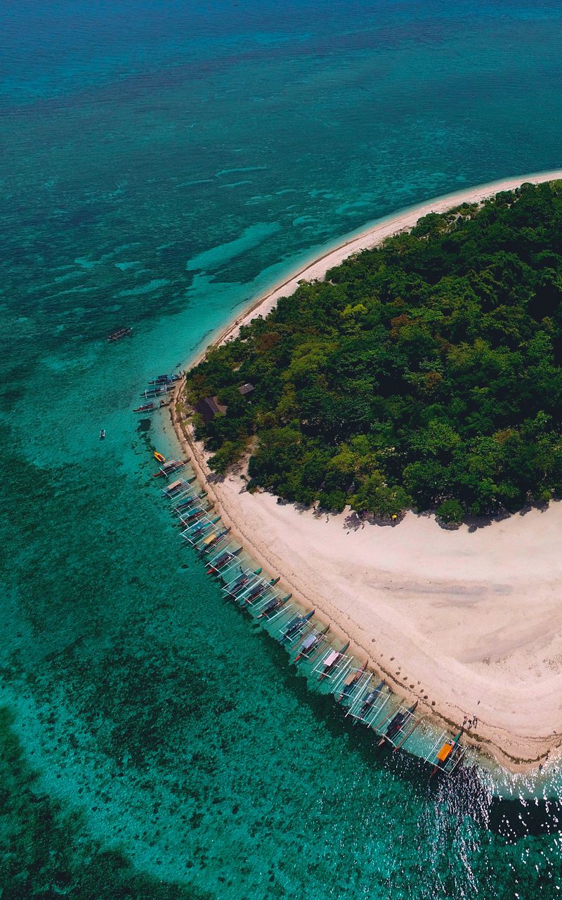 800x1280  Скачать 800x1280 остров, океан, вид сверху, тропики, море, филиппины обои,  картинки samsung galaxy note gt-n7000, meizu mx2