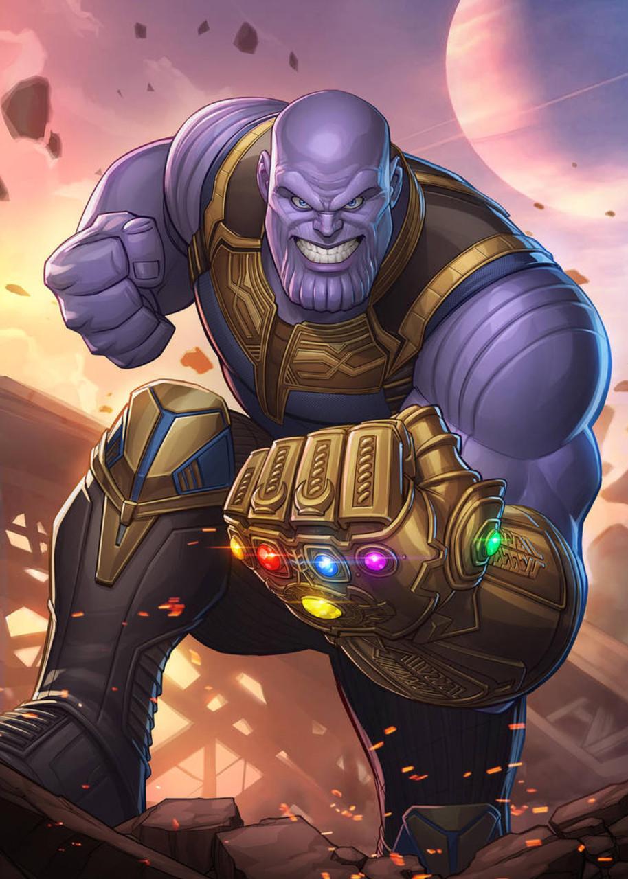 914x1280  ᐉ Картина GeekLand Thanos Танос фан