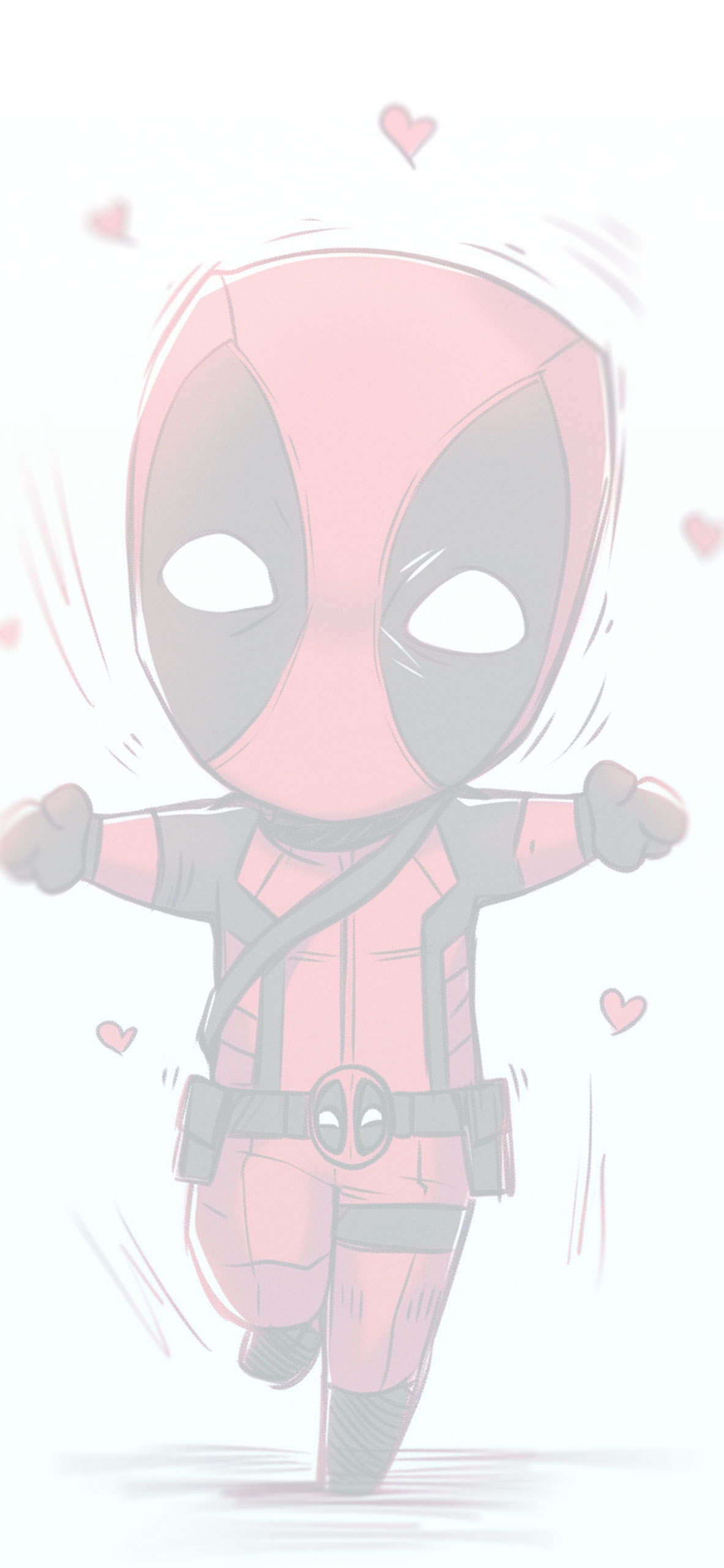 1183x2560  Чиби Дэдпул Арт Обои - Эстетические Обои Marvel HD