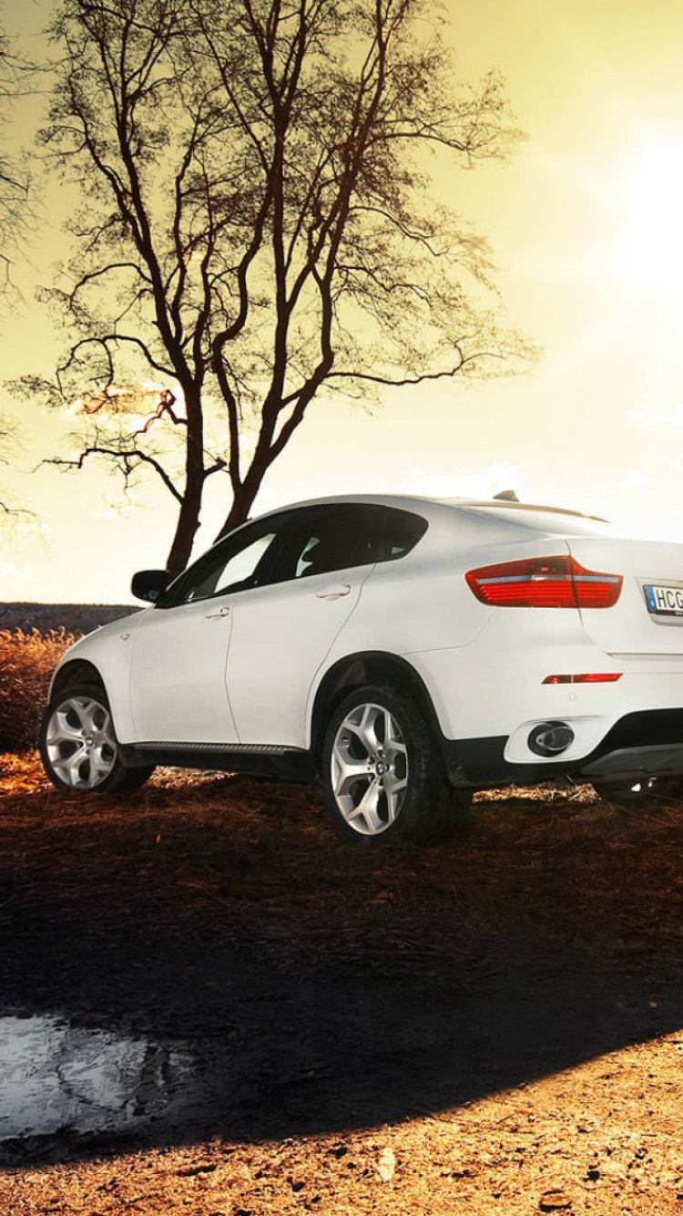 750x1334  Картинка BMW X6 для телефона и на рабочий стол iPhone 6
