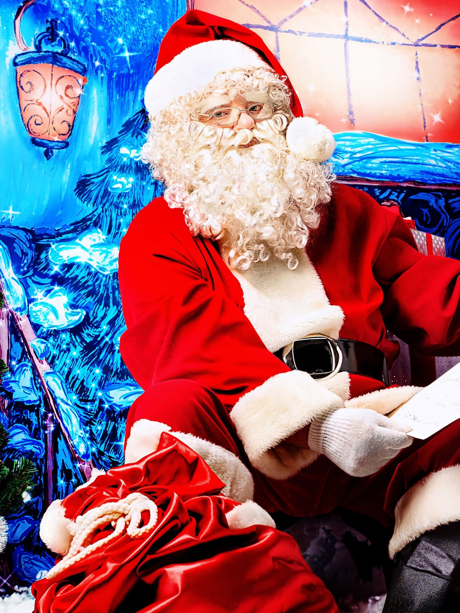 1536x2048  Дед мороз обои на телефон - 58 фото