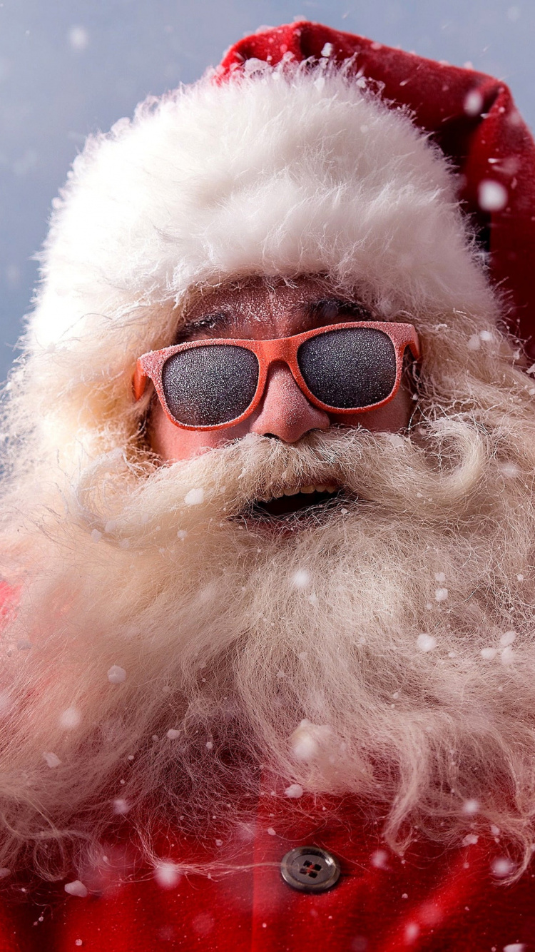 750x1334  Дед Мороз обои на iPhone 6, 6S, 7, 8, лучшие 750x1334 картинки | Akspic