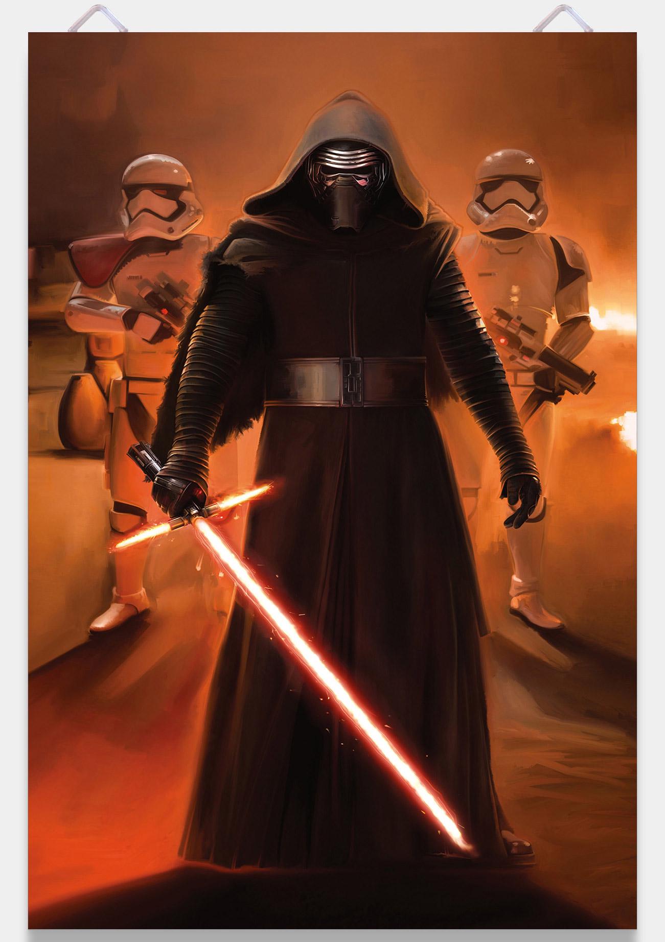 1301x1844  ᐉ Постер Let's Play Звездные Войны Кайло Рен и Штурмовики Kylo Ren Star  Wars 90х61 см