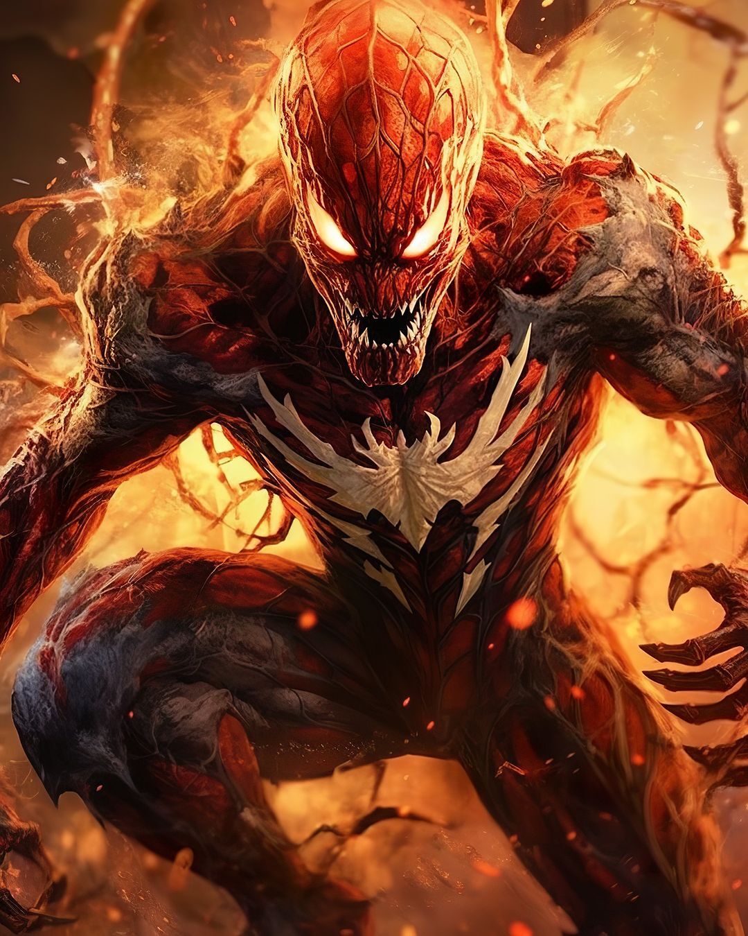 1080x1350  Демонический\" Человек Паук от Midjourney | Пикабу