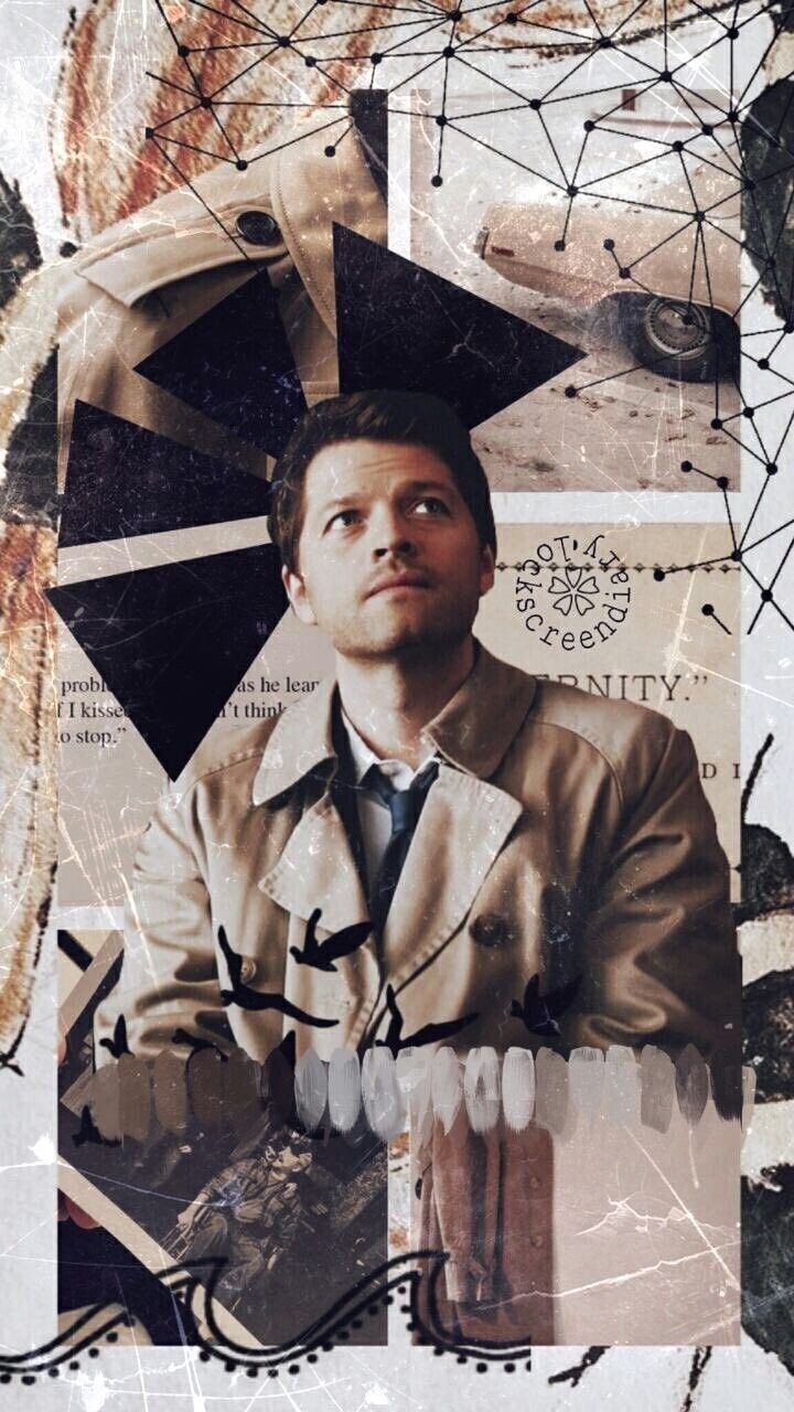 720x1280  Пин от пользователя its me just me на доске wallpapers | Сверхъестественное  фэндом, Кастиэль, Сверхъестественное