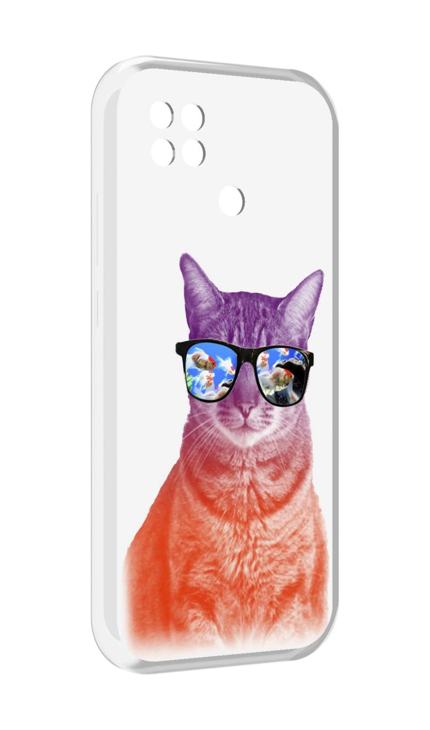 885x1500  Чехол MyPads крутой кот-2 для Xiaomi Poco C40, купить в Москве, цены в  интернет-магазинах на Мегамаркет