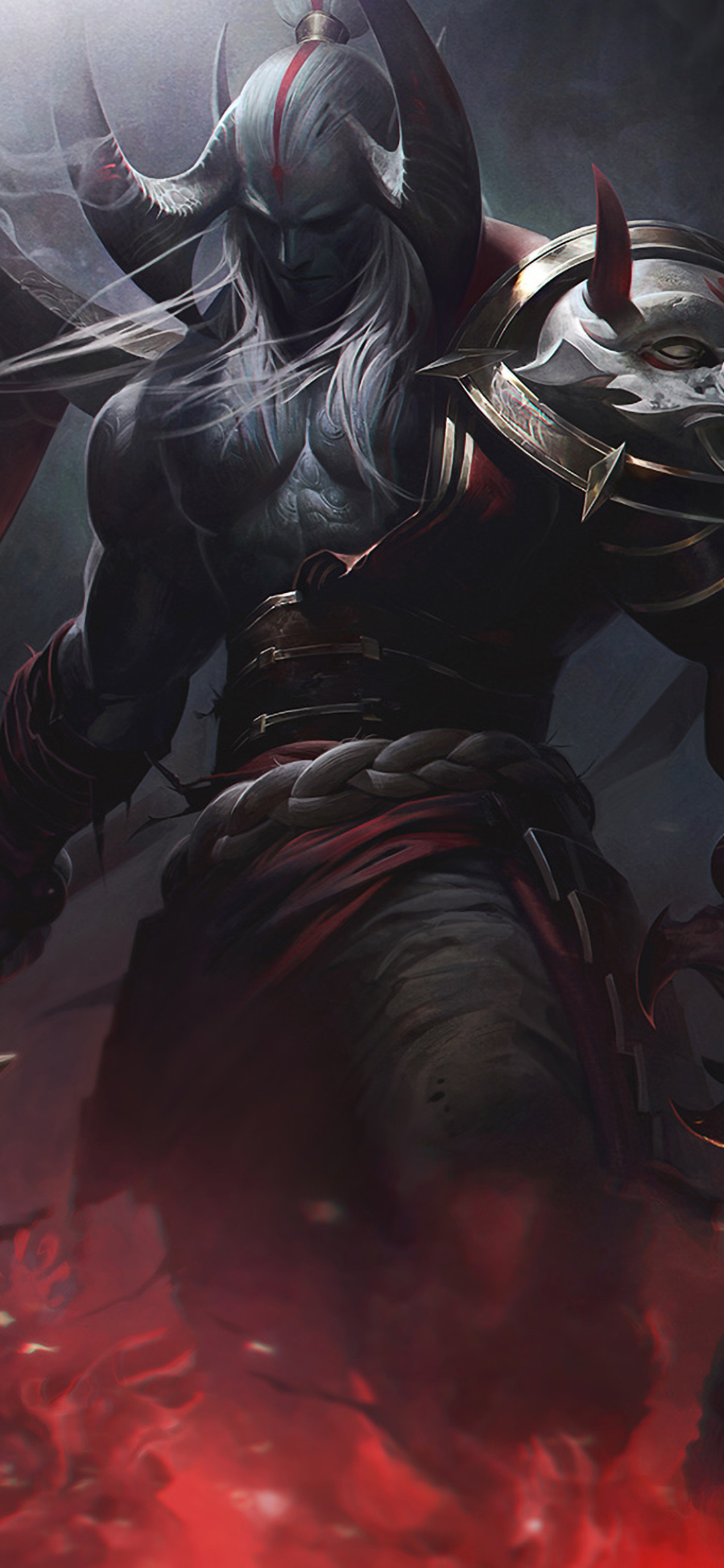 1080x2340  Скачать обои \"Атрокс (Лига Легенд)\" на телефон в высоком качестве,  вертикальные картинки \"Атрокс (Лига Легенд)\" бесплатно