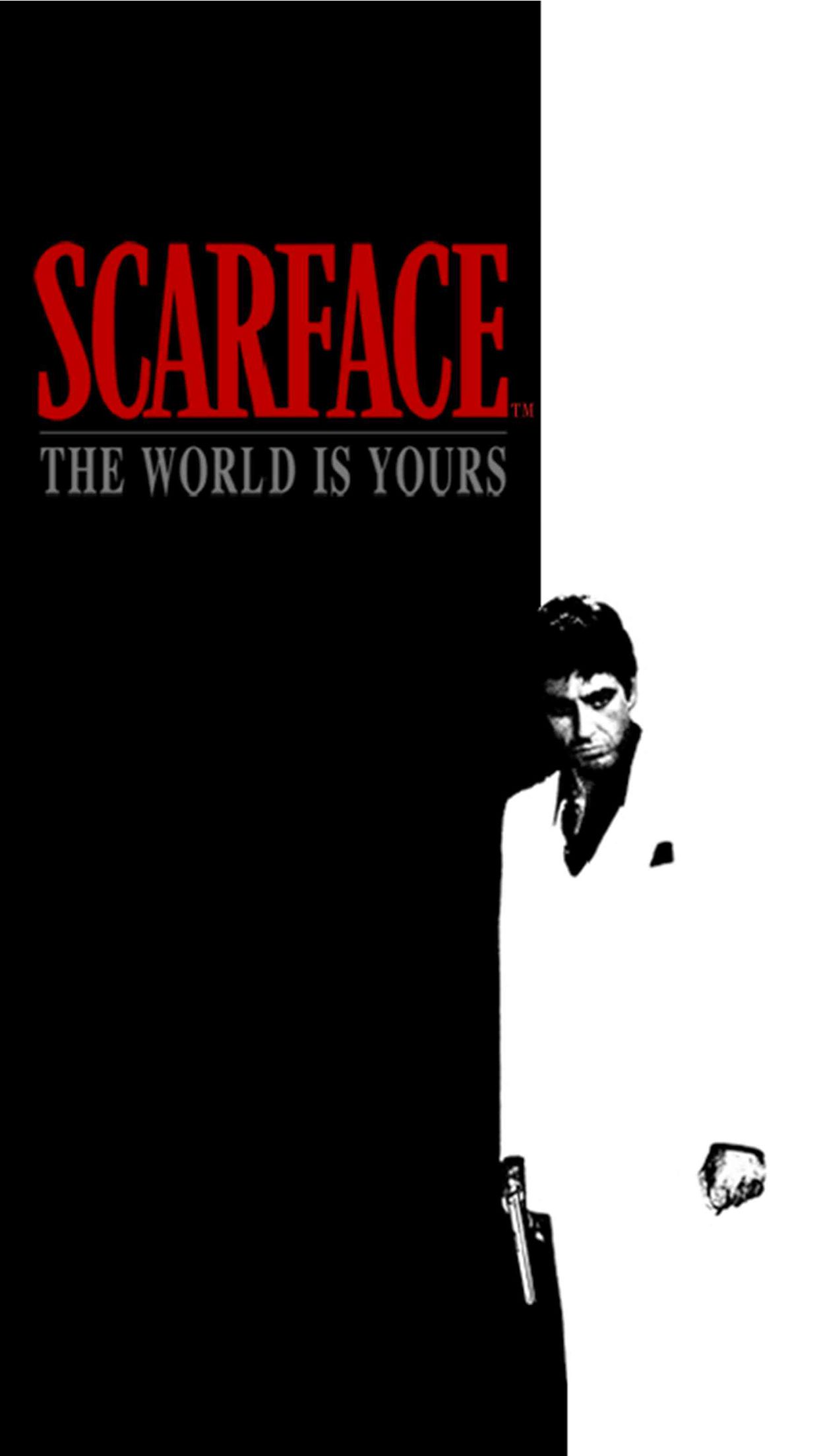 1242x2208  Scarface-iPhone-3Wallpapers-Parallax | Scarface poster, Scarface movie,  Scarface