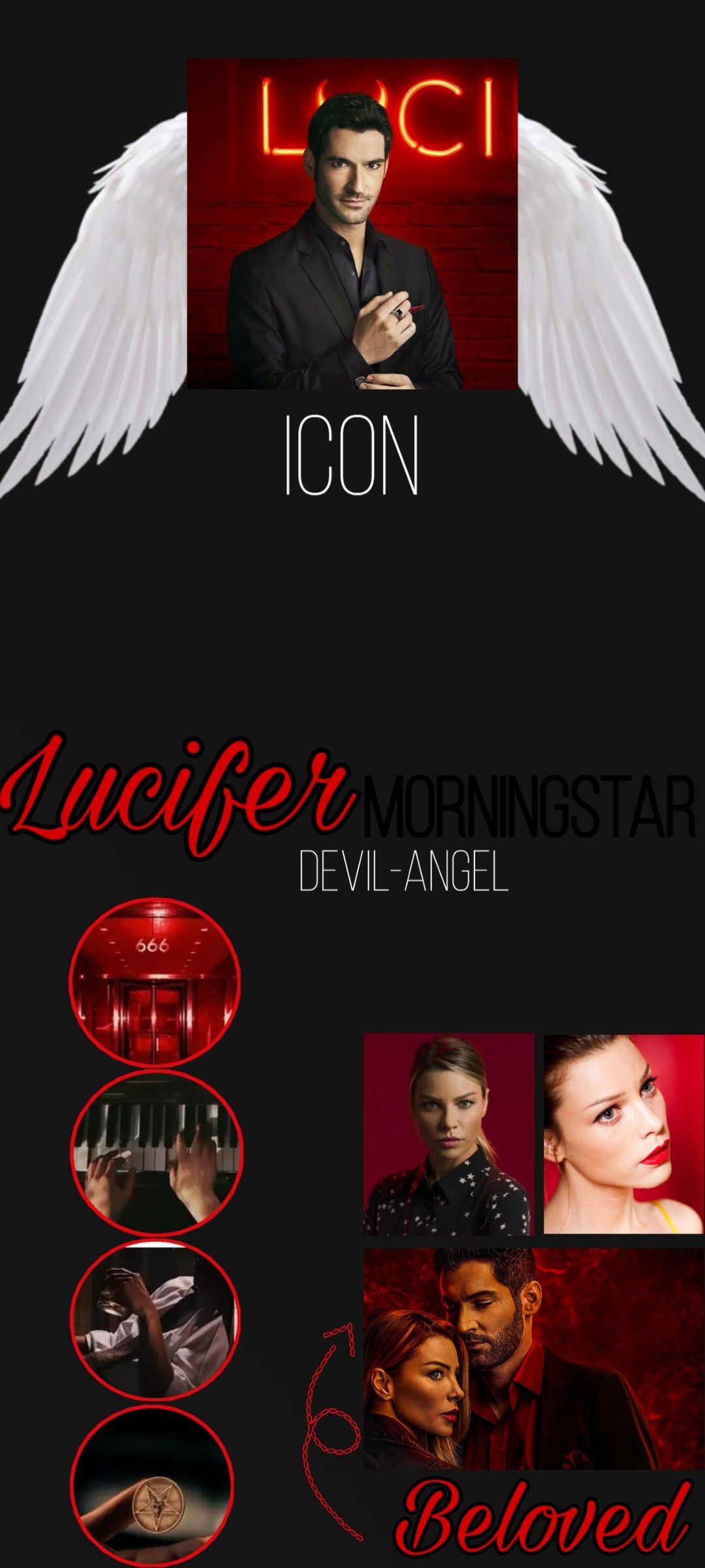 1080x2400  Wallpapers with Lucifer Morningstar | Сериалы, Плакат, Голливуд