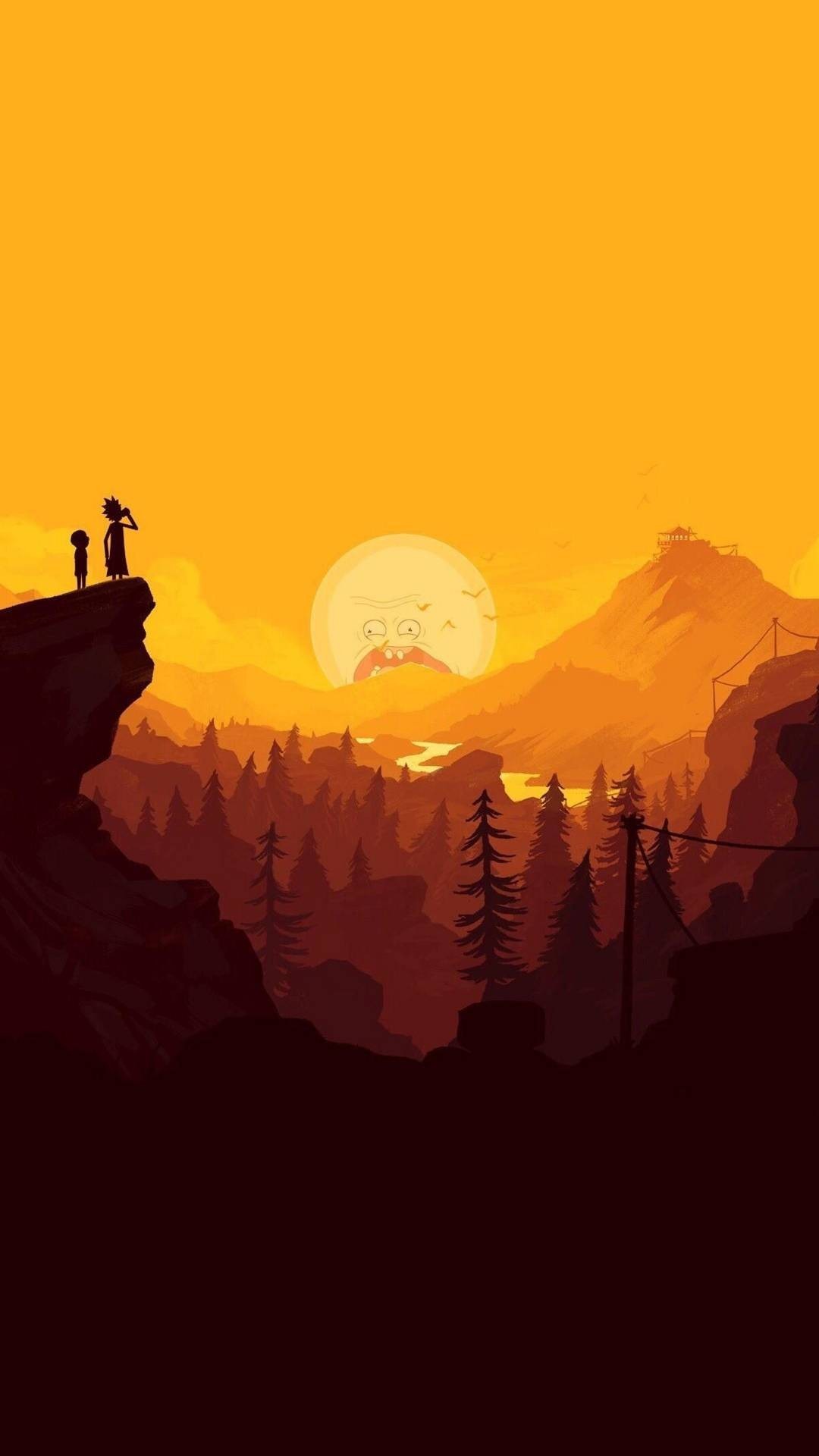 1080x1920  Rick and Morty. Идея для обоев | Пикабу