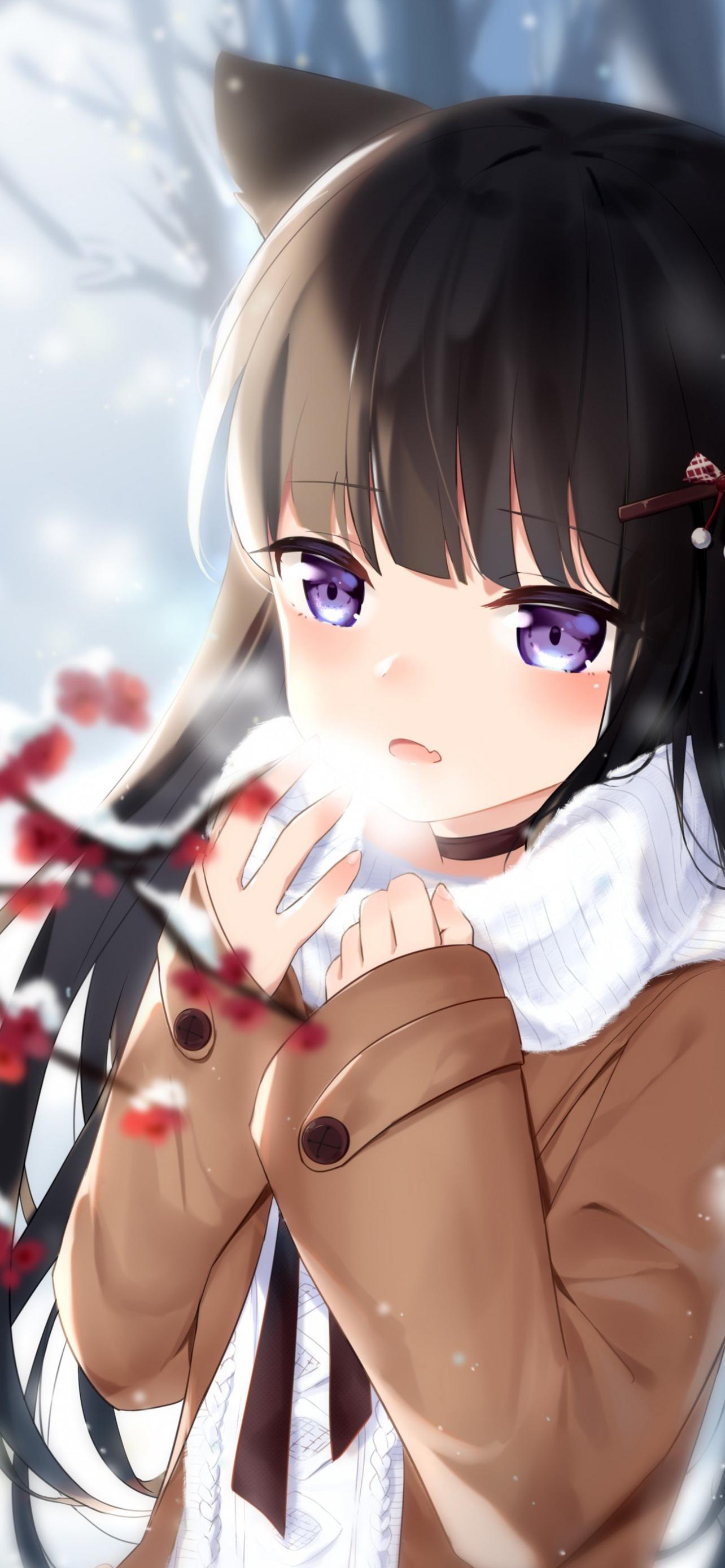 1284x2778  Аниме зима обои на телефон [38+ изображений]