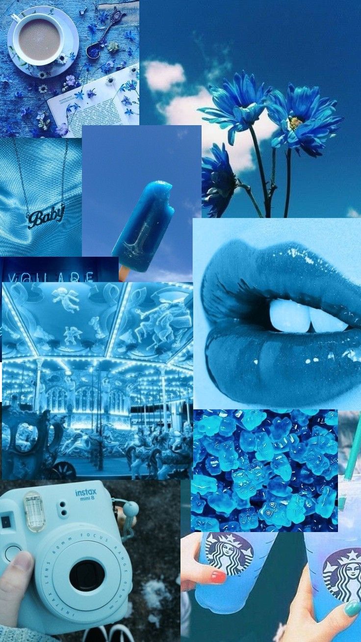 736x1308  Голубые обои💙 | Popsockets, Electronic products, Phone