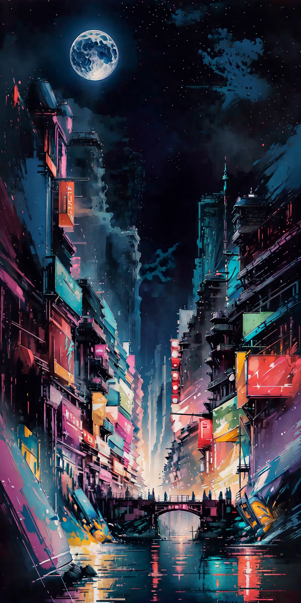 1024x2048  Черно синие обои на телефон - 67 фото