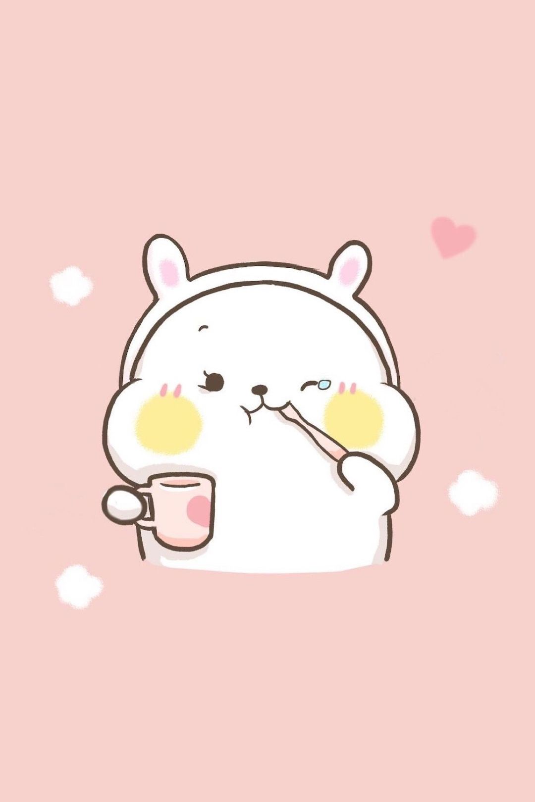 1080x1620  Кавайные картинки для телефона | Dễ thương, Đang yêu, Chibi