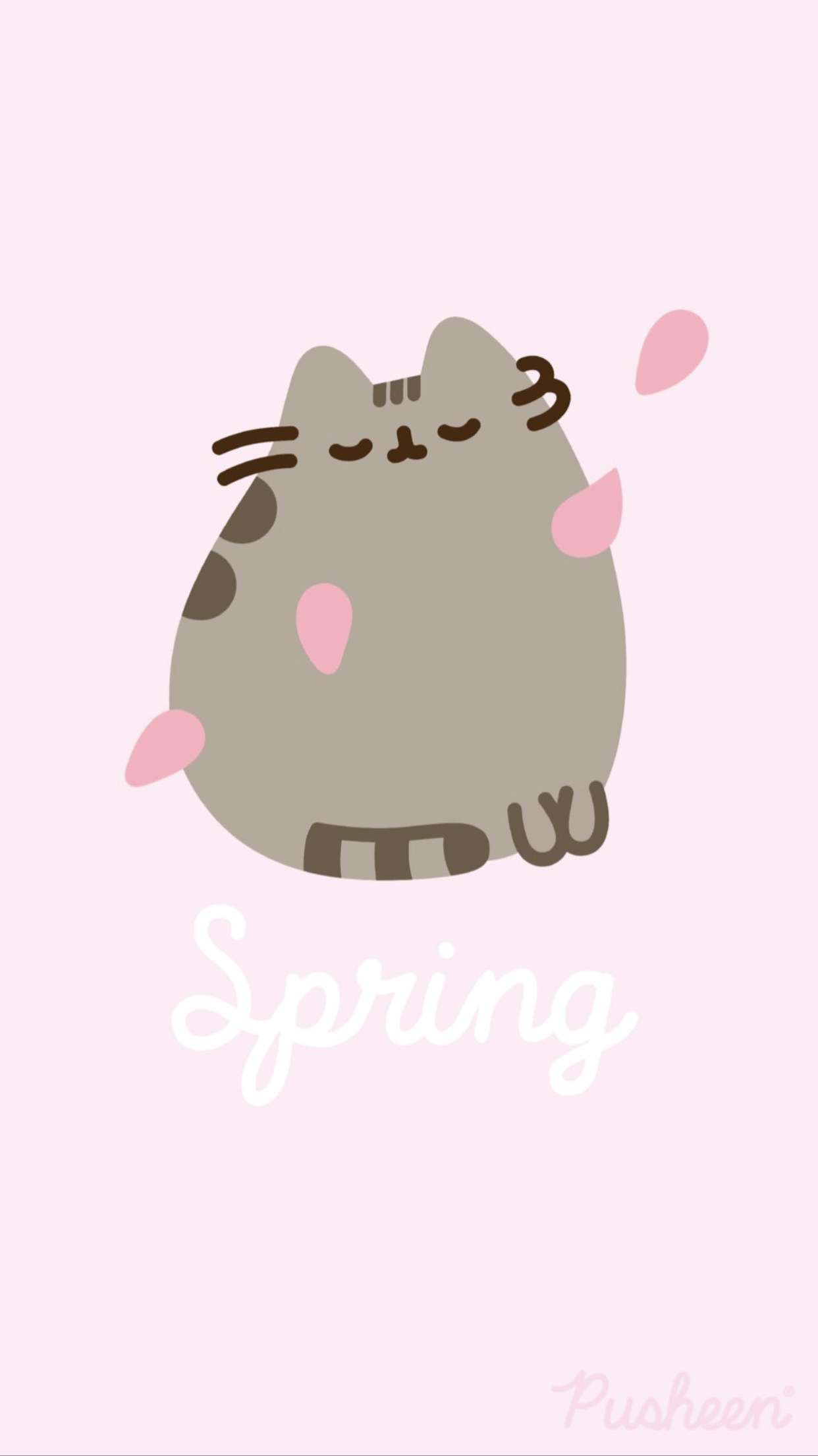 1242x2208  Spring Pusheen Wallpapers - Wallpaper Cave