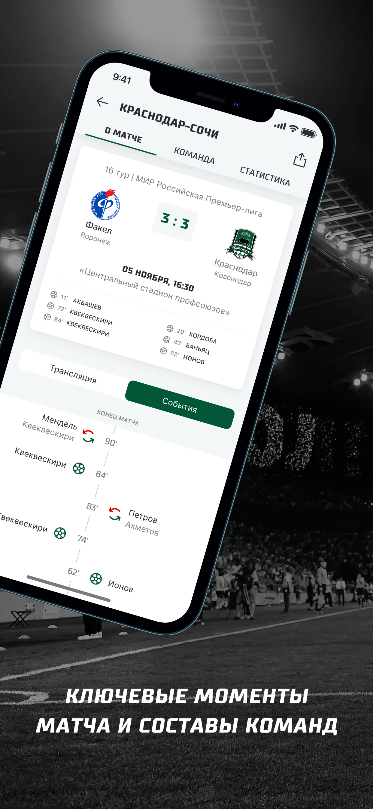 1242x2688  Мобильные приложения. Официальный сайт ФК «Краснодар»